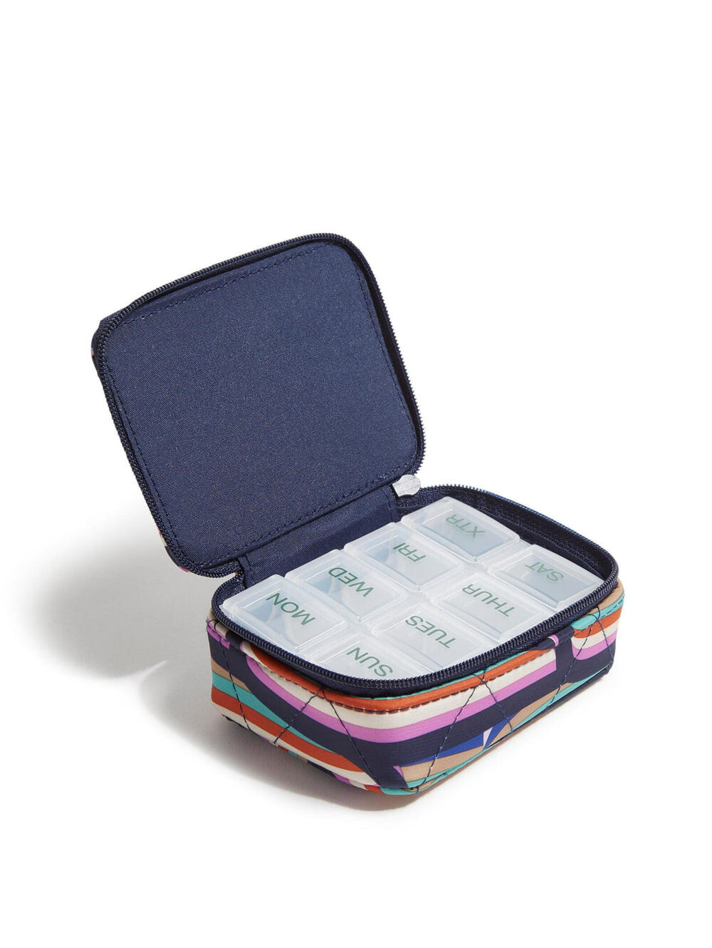 Vera Bradley - Essential Travel Pill Case - Ultralight - Retro Ribbons - Picture 2 of 4